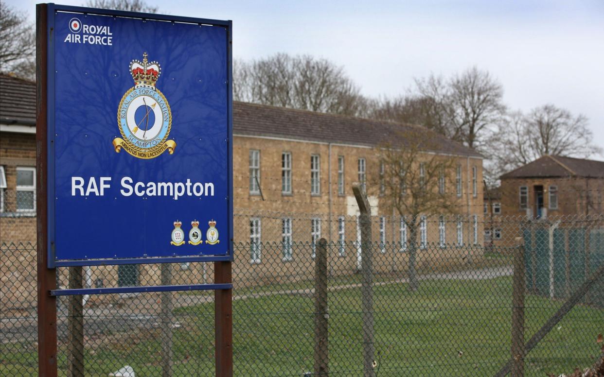 The base at RAF Scampton could have 1,500 migrants living there if the Home Office decides to buy the site - Martin Pope/Getty Images Europe