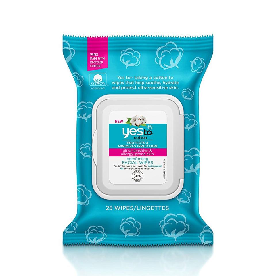 Yes To Cotton 100% Cotton Comforting Facial Wipes - £3.99