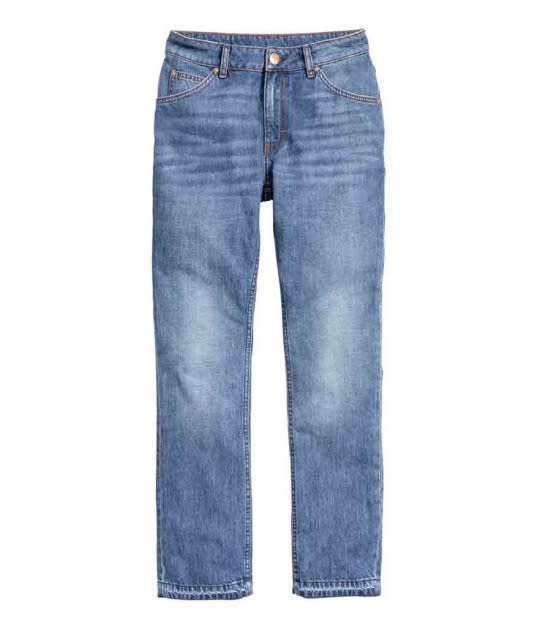 H&M Straight Regular Ankle Jeans