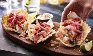 New, shareable Bar Bites including fresh Lobster & Shrimp Tacos are available now on the Bar Fogo menu at all locations nationwide. Fogo.com