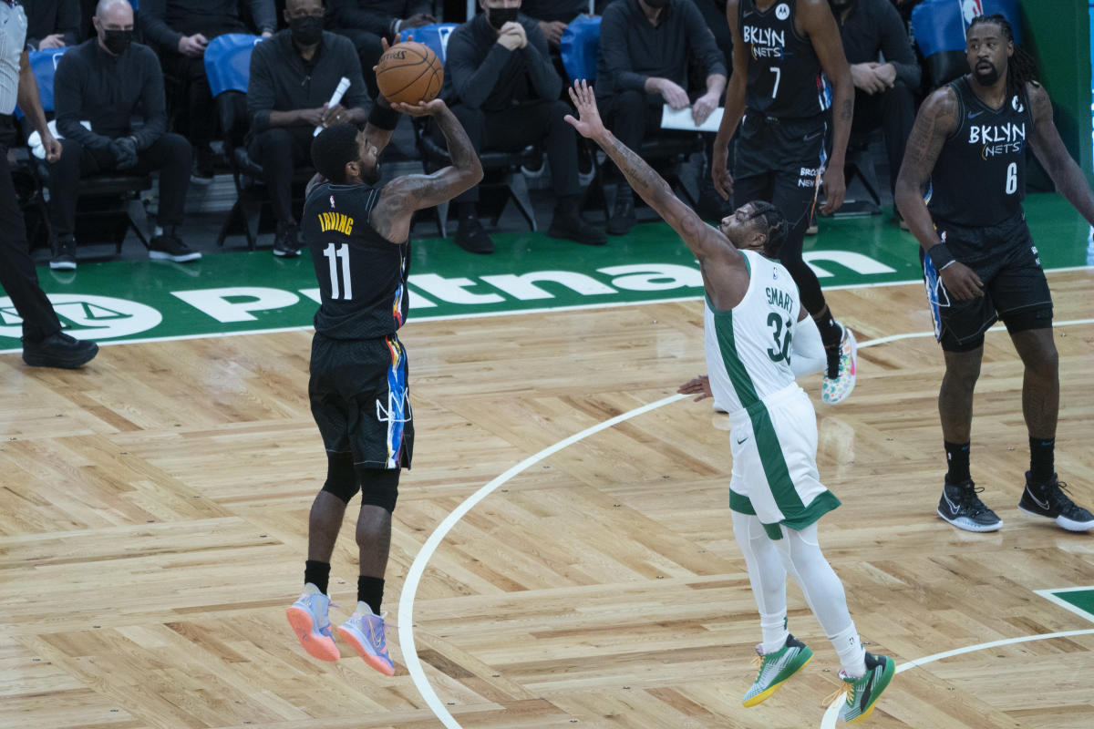 Irving scores 37, leads Nets to 123-95 win over Celtics