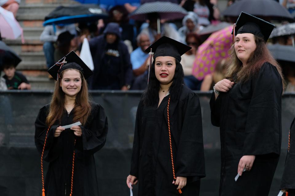 Scenes from Clinton High School's graduation ceremony, Friday, May 17, 2024.