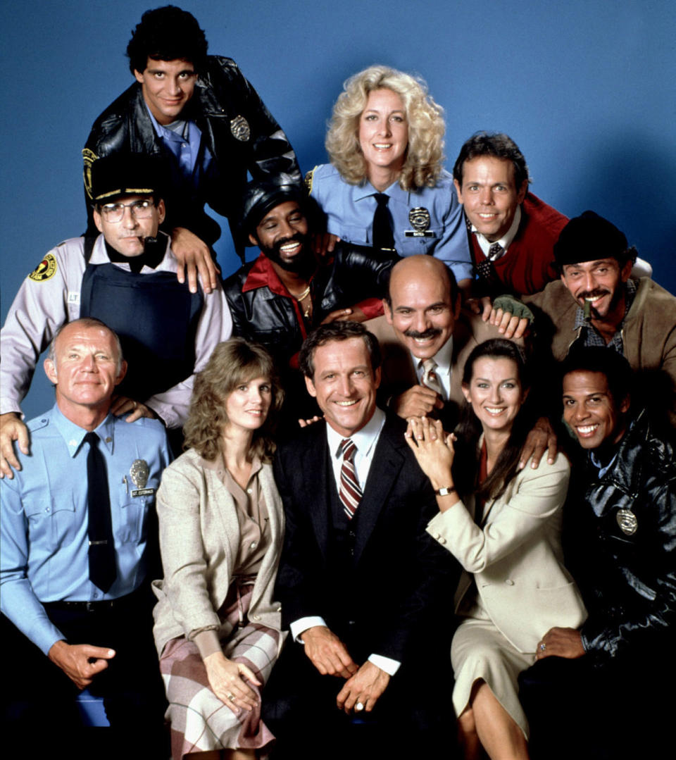 The original cast of ‘Hill Street Blues’ ca. 1982 (Everett Collection)