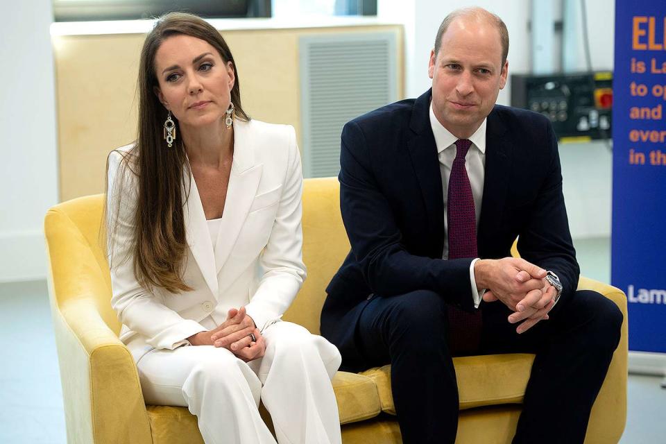 <p>Eddie Mulholland - WPA Pool/Getty Images</p> Kate Middleton and Prince William on June 22, 2022