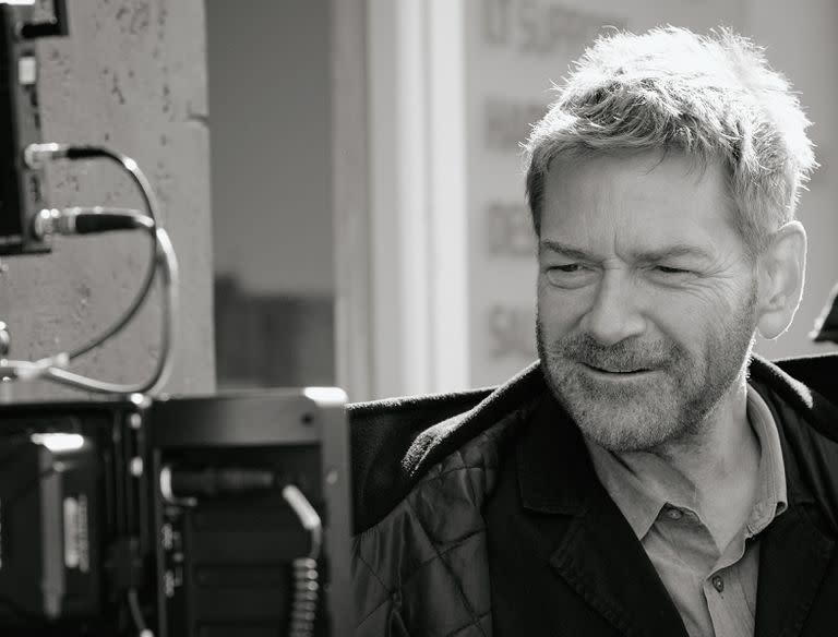 Branagh, durante el rodaje de Belfast