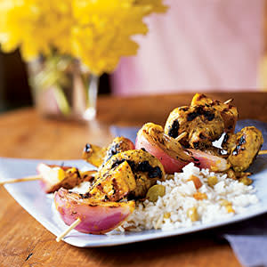 Tandoori Tofu and Vegetable Kebabs