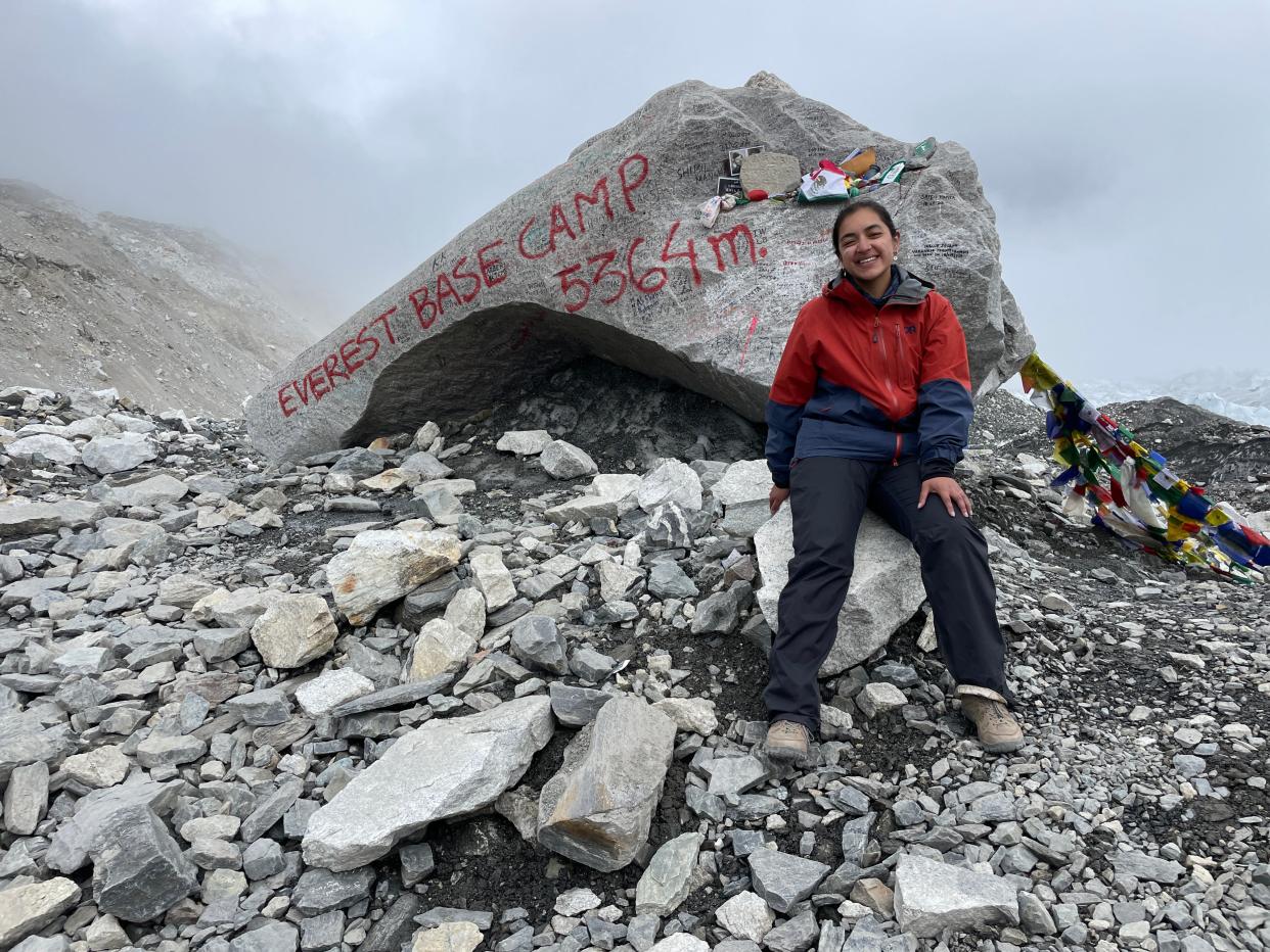 Aleenah Ansari Everest base camp trek