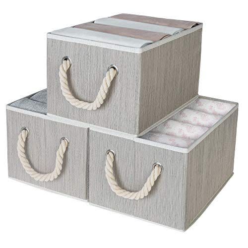 6) StorageWorks Decorative Storage Bins