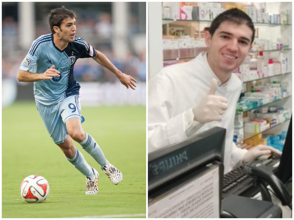 Toni Dovale, del fútbol a la farmacia