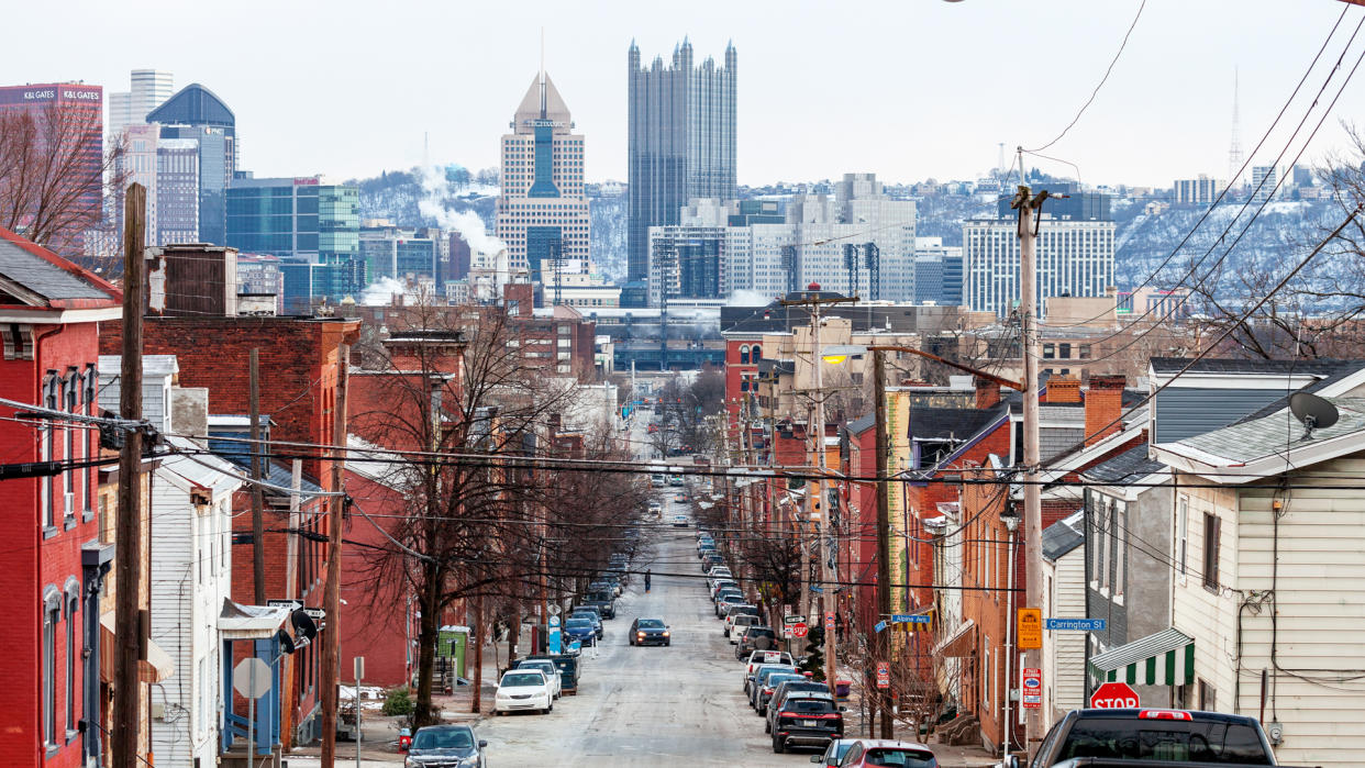 View from north Pittsburgh.