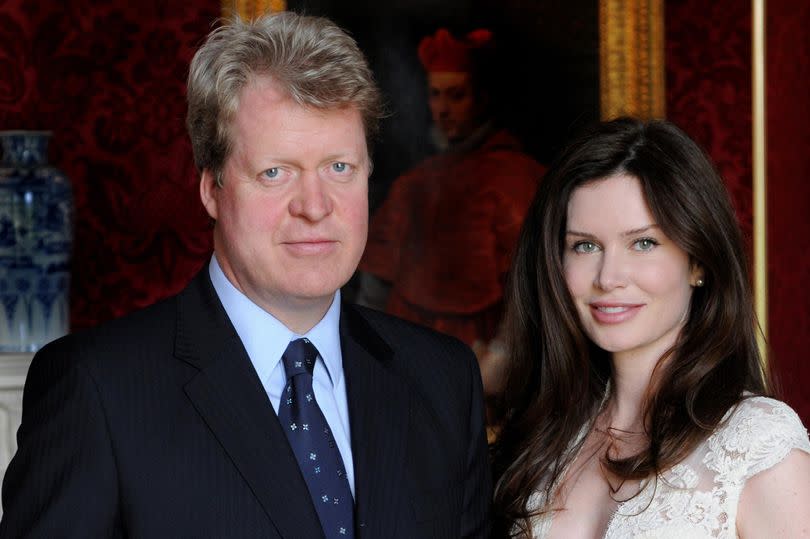 Earl and Countess Spencer on their wedding day at Althrop in Northamptonshire in 2011