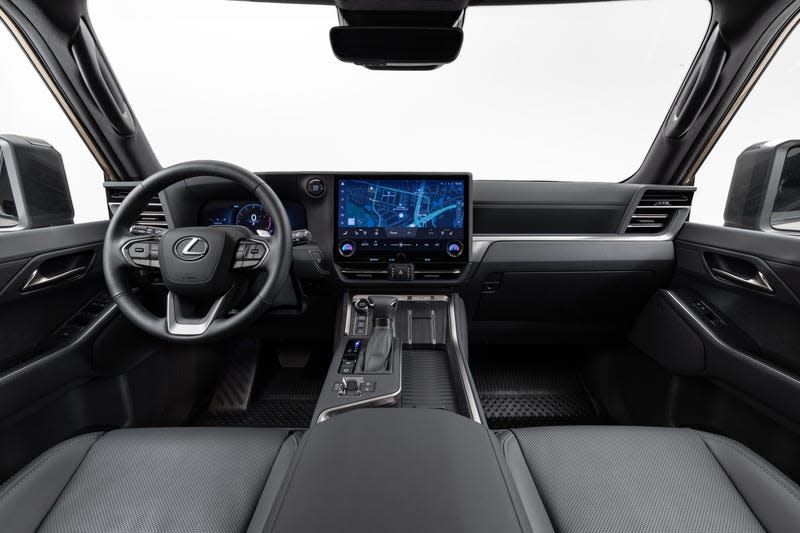 Interior view of a 2024 Lexus GX
