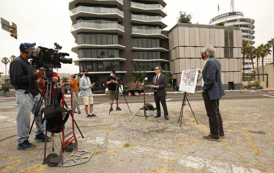 Attorney Robert P. Silverstein represents homeowner groups and activists opposed to the Hollywood Center project.