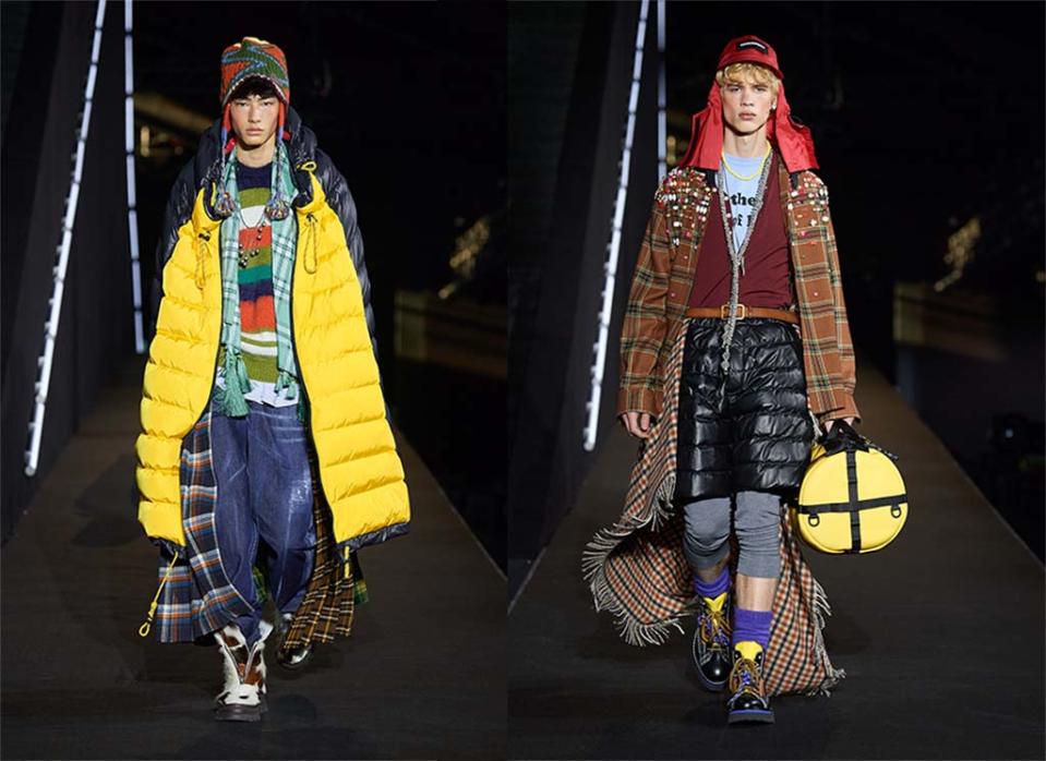 Looks from the Dsquared2 fall 2022 collection. - Credit: Courtesy of Dsquared2