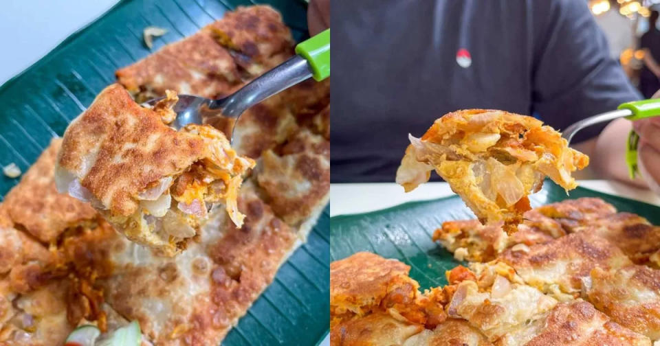 Crispy Roti Prata - Chicken Murtabak