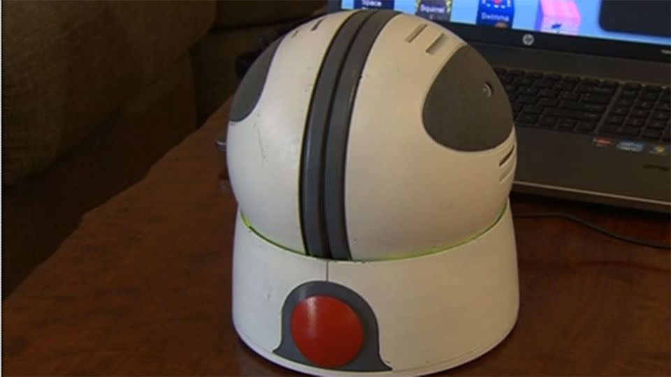 This is 'Orby', a newly developed gaming system that is helping kids with cerebral palsy. Photo: 7 News