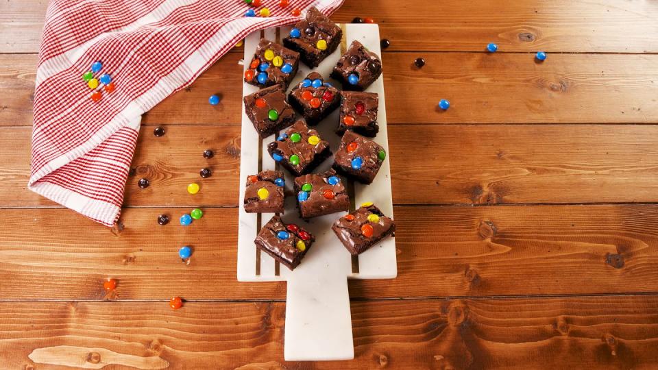 M&M Fudge Brownies