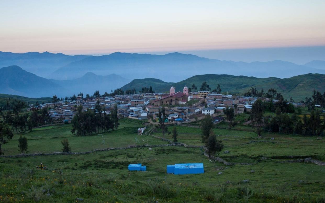 Huamantanga, where the pre-Inca infiltration system is located. The city of Lima would be located downstream in the horizon background - Junior Gil-Ríos/CONDESAN