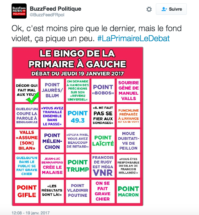 Le bingo, indispensable