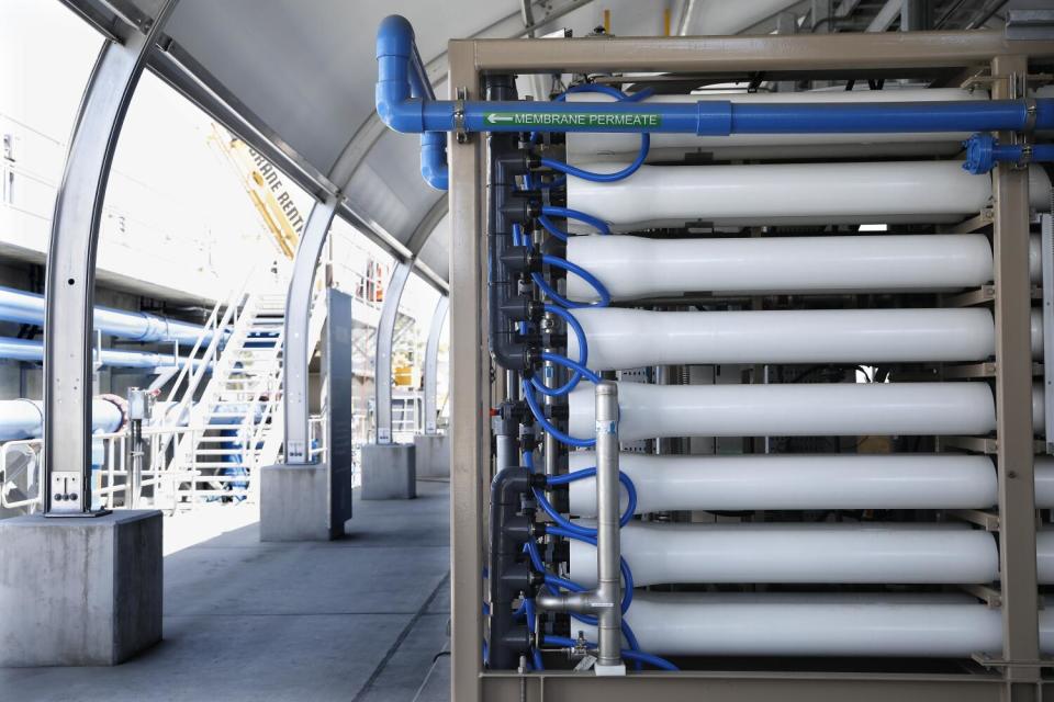 The Metropolitan Water District's pilot water recycling facility in Carson.