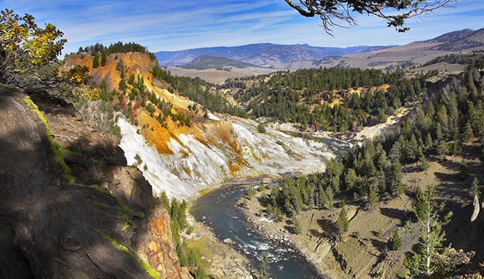 Grand Canyon of the Yellowstone in Autumn
