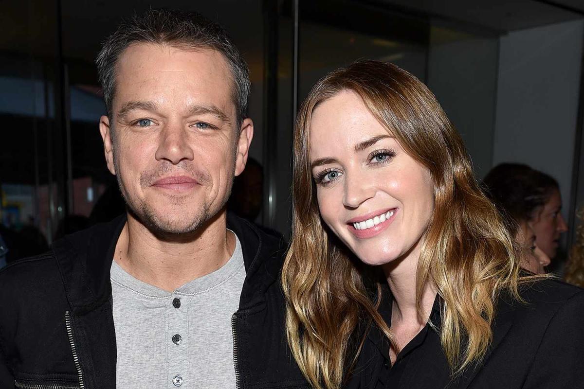 Oppenheimer' stars Matt Damon, Emily Blunt on being neighbors and the one  thing they'll never do together