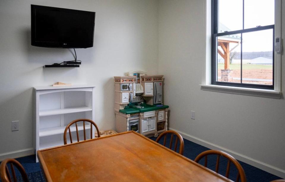 A Sunday school room for younger children in the new Greater Buffalo Run Valley United Methodist Church.