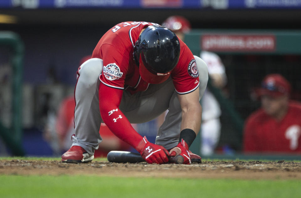 It’s been one of those years for Bryce Harper (AP Photo/Laurence Kesterson)
