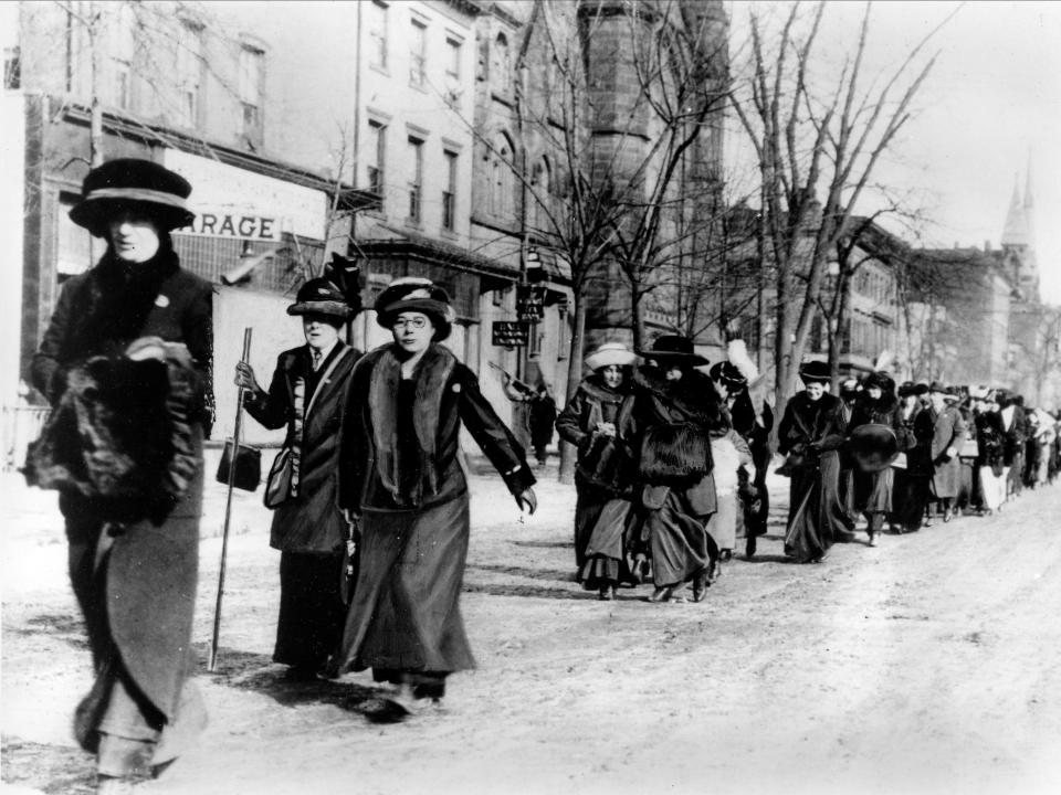 "General" Rosalie Jones and her "army."