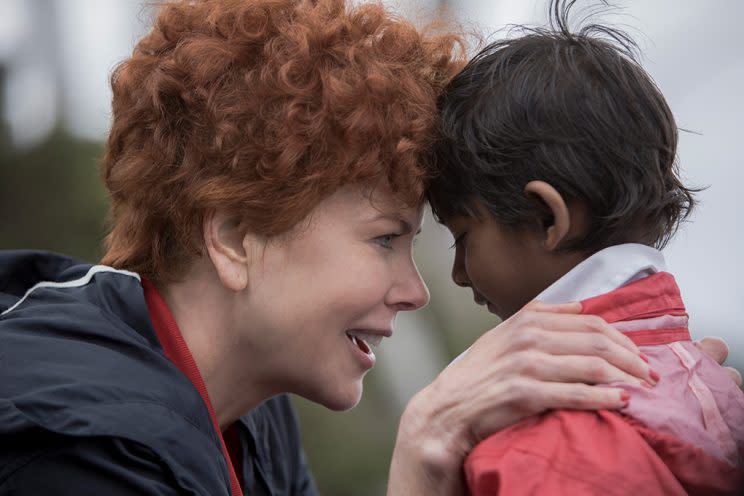 LION, l-r: Nicole Kidman, Sunny Pawar, 2016. ph: Mark Rogers/©The Weinstein Company/courtesy Everett Collection