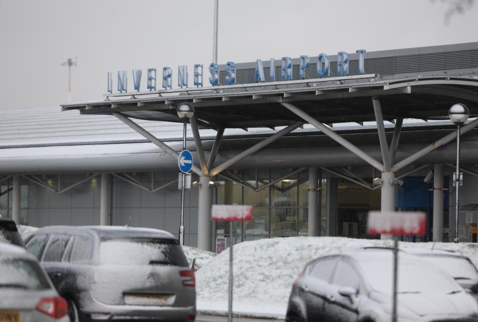 Passengers named Inverness as Scotland’s best airport (Rex)