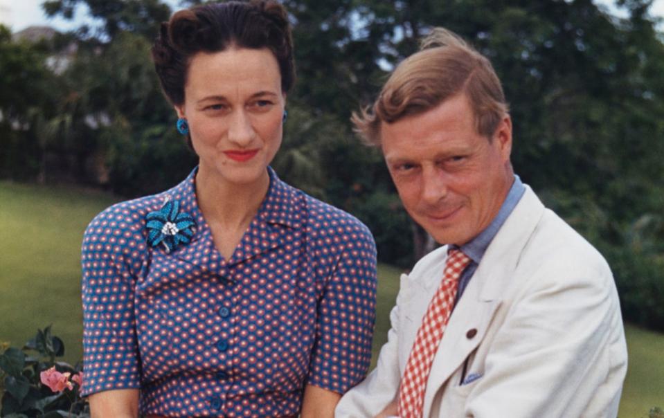 King Edward VIII with Wallis Simpson in 1942