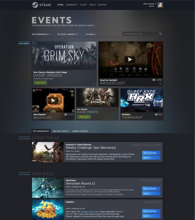 Steam Store Redesign