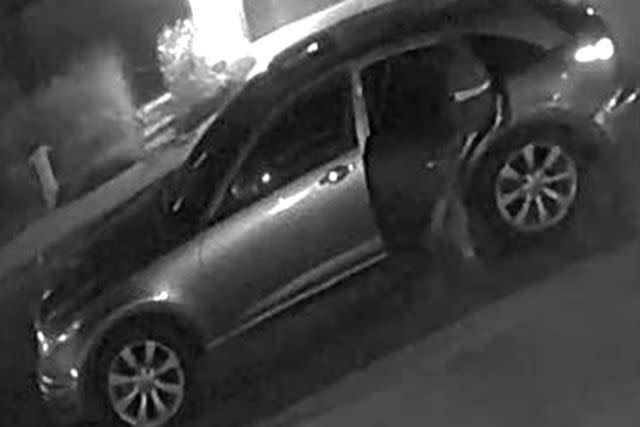 <p>Tustin Police Department/Facebook</p> A photo of the car police believe was involved in the robbery