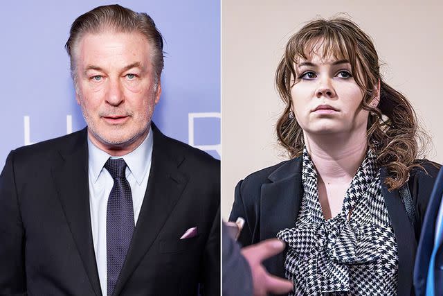 <p>John Lamparski/Getty; Jim Weber/Pool/Getty</p> Alec Baldwin and Hannah Gutierrez-Reed