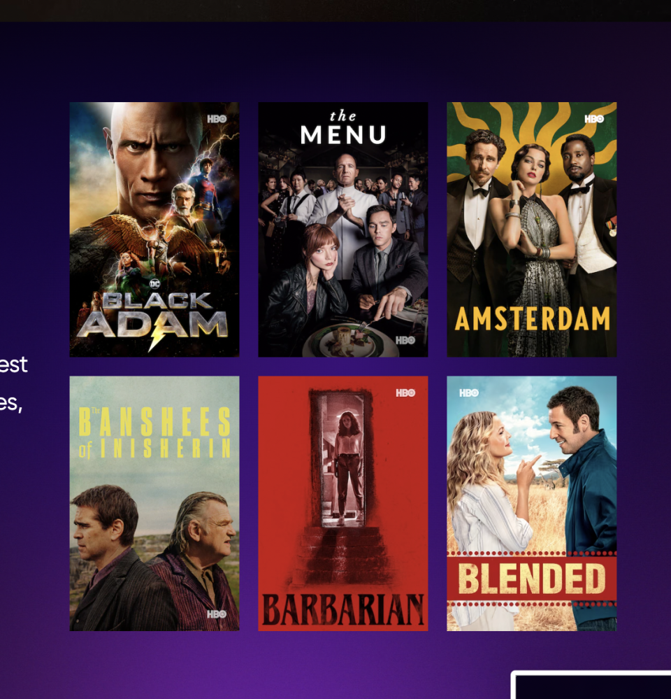 18) HBO Max Subscription