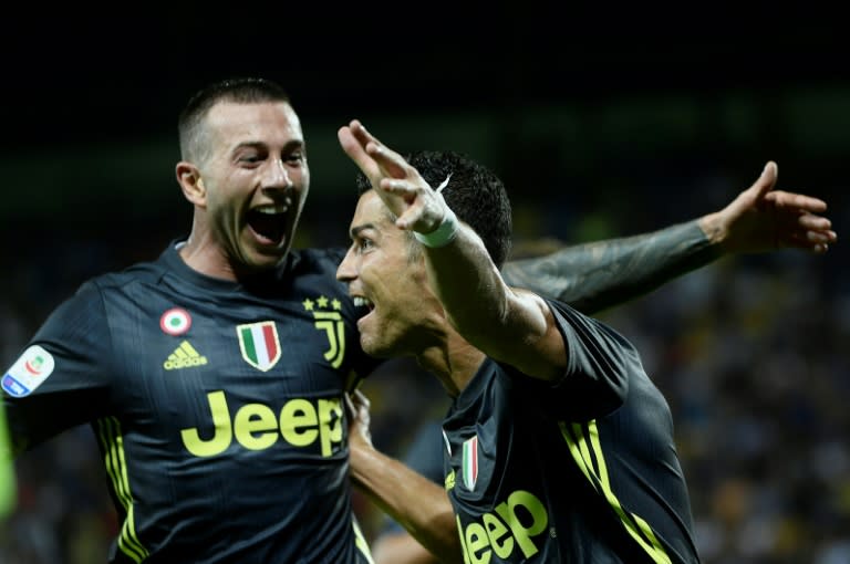 Cristiano Ronaldo and Federico Bernardeschi scored to keep Juventus' 100 percent record in Serie A