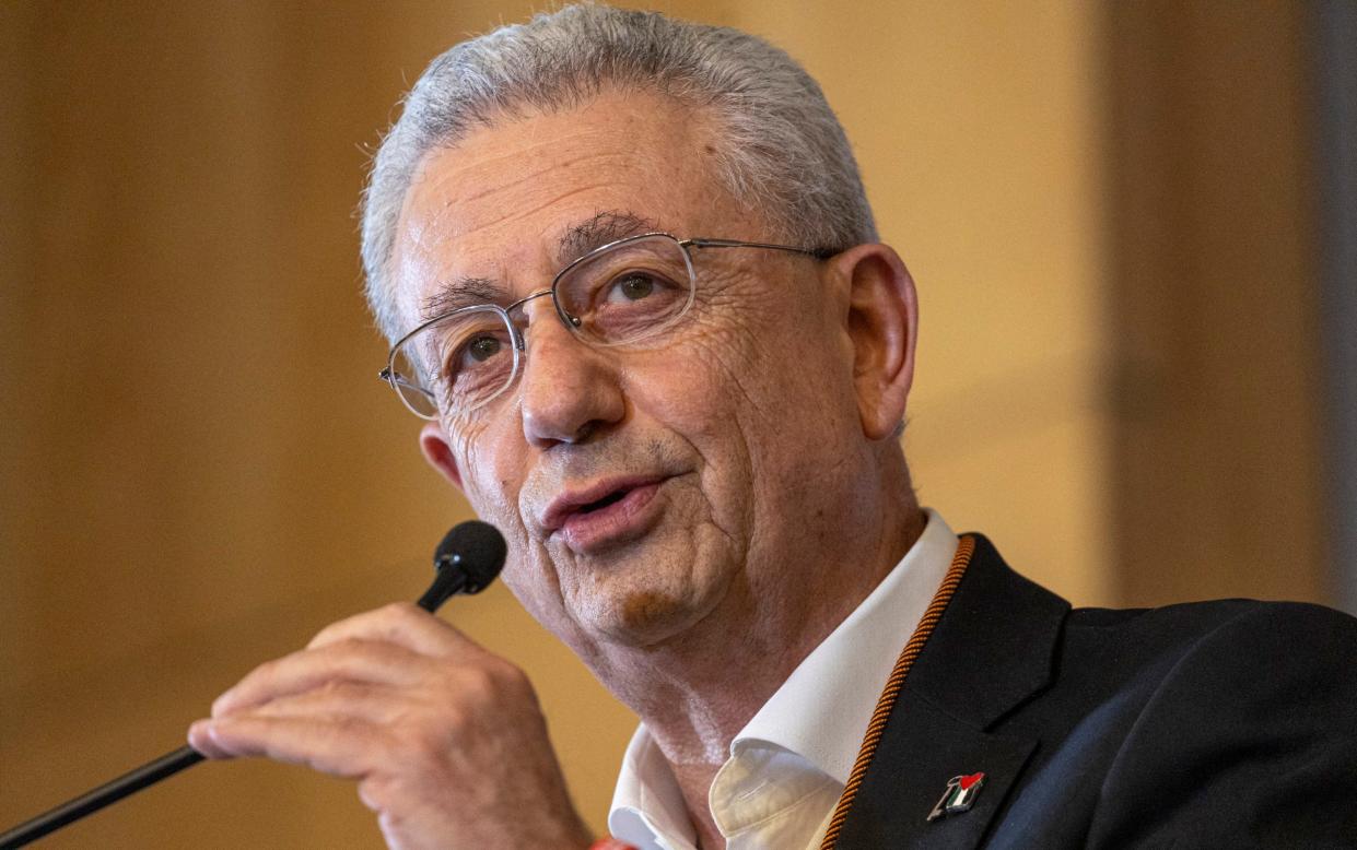 Mustafa Barghouti, general secretary of the Palestinian National Initiative