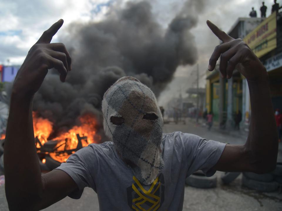 Haiti protests: Police clash with demonstrators demanding president quits over corruption claims