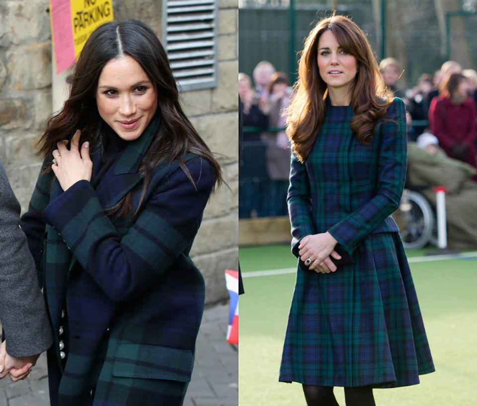 Meghan Markle s’inspire de Kate Middleton et opte pour le motif écossais