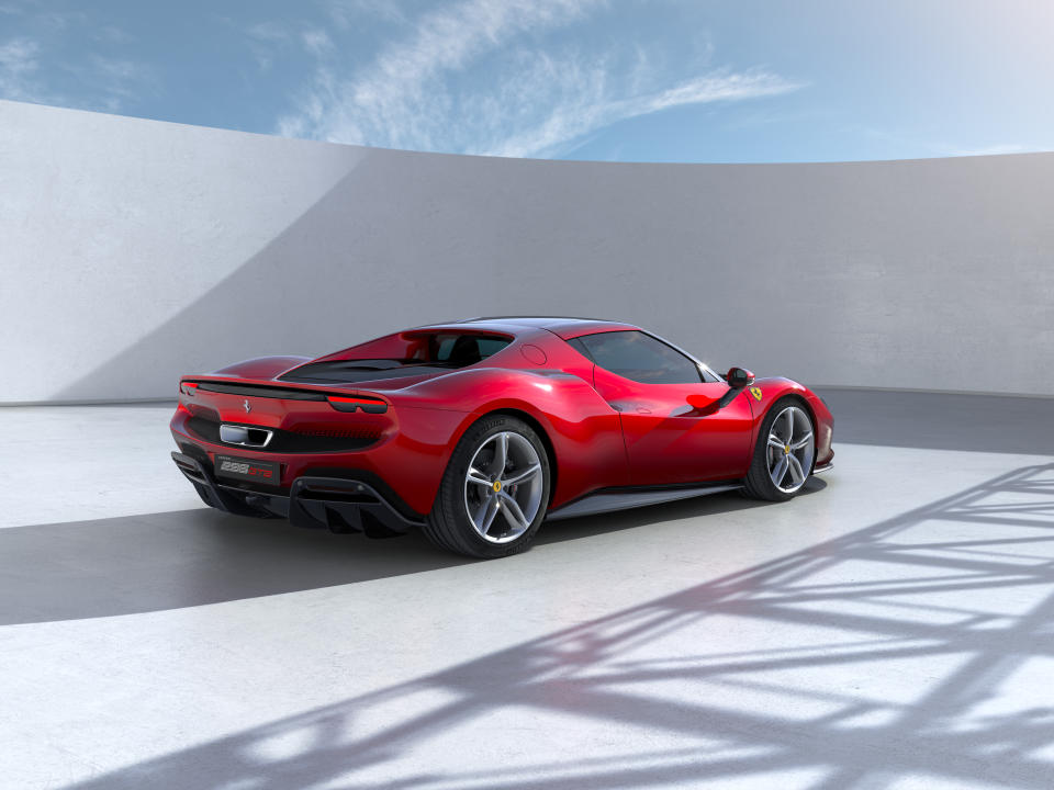 The 296 GT is designed to supplement the rest of the Ferrari line-up.