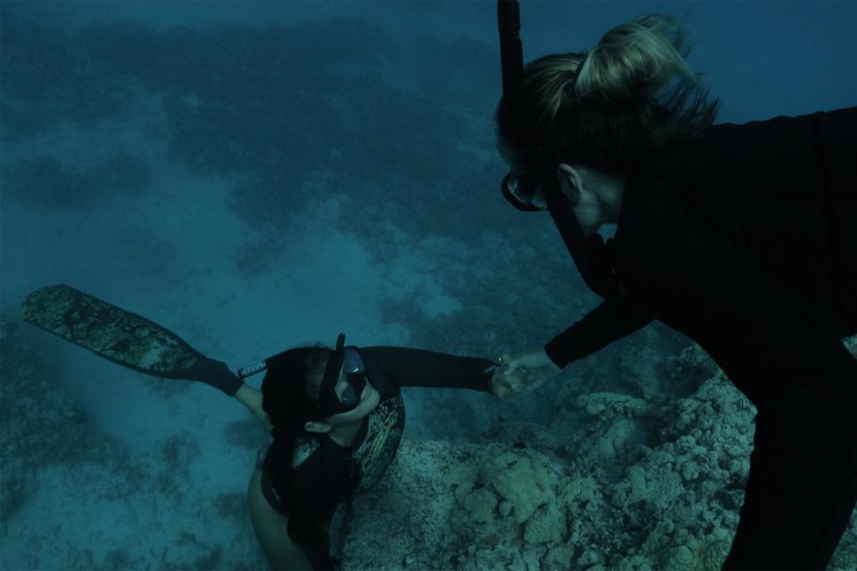 Free diving video still at Four Seasons Resort Hualalai