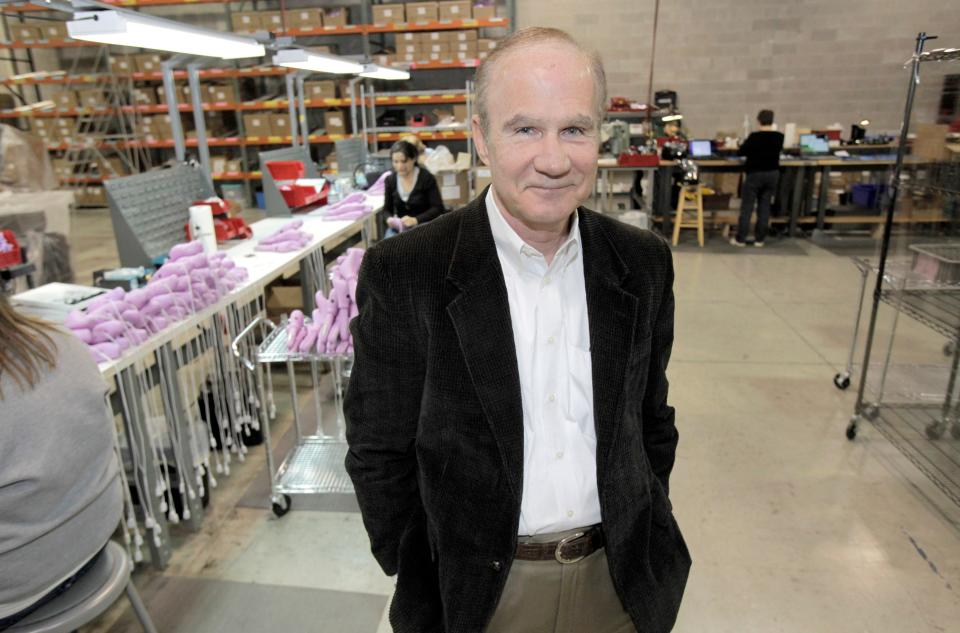 InControl Medical founder and CEO Buzz Peddicord stands in the production area of his company in 2012.