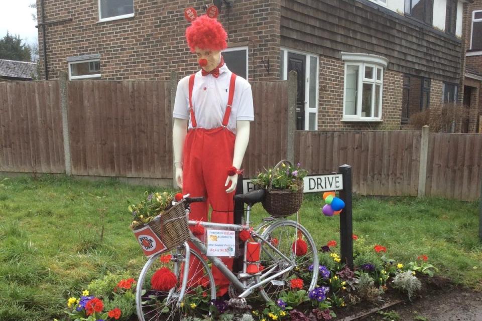 The Red Nose Day display <i>(Image: Alison Warner)</i>