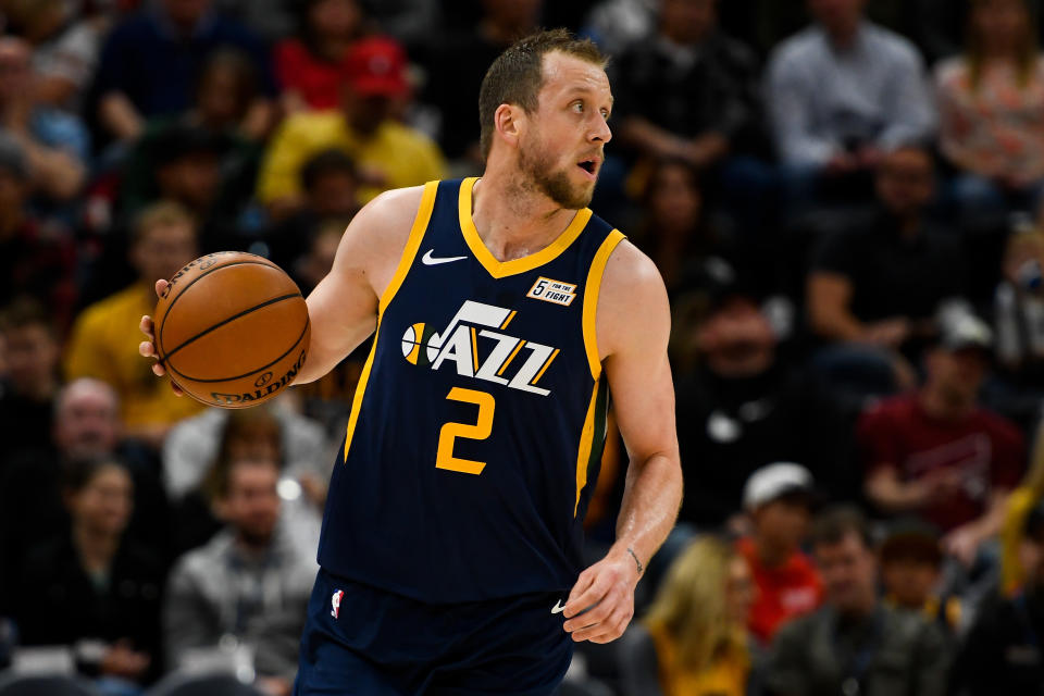 Utah's resurgence has coincided with Joe Ingles' move back into the starting lineup. (Alex Goodlett/Getty Images)