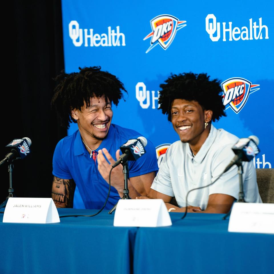 Oklahoma City Thunder drafts Jaylin Williams and Jalen Williams