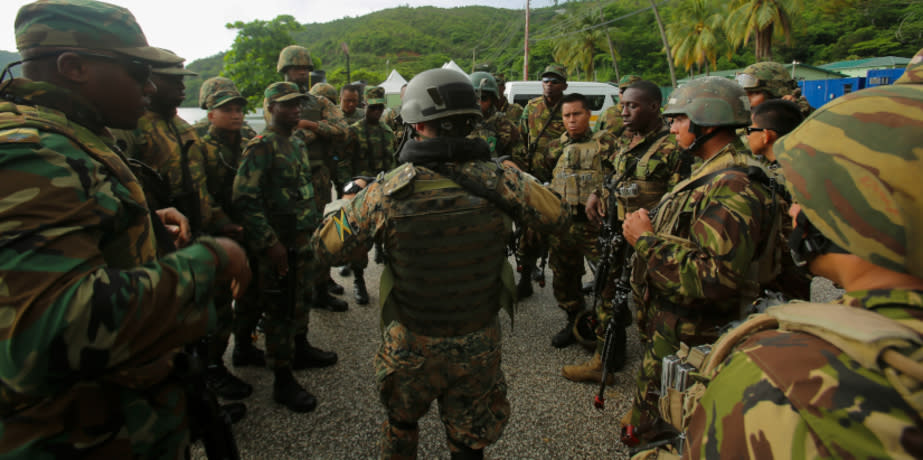 墨西哥政府30日派遣國民衛隊駐防邊境，外界擔心軍隊能否符合人權比例進行執法。（Photo by 美軍南方指揮部官網）