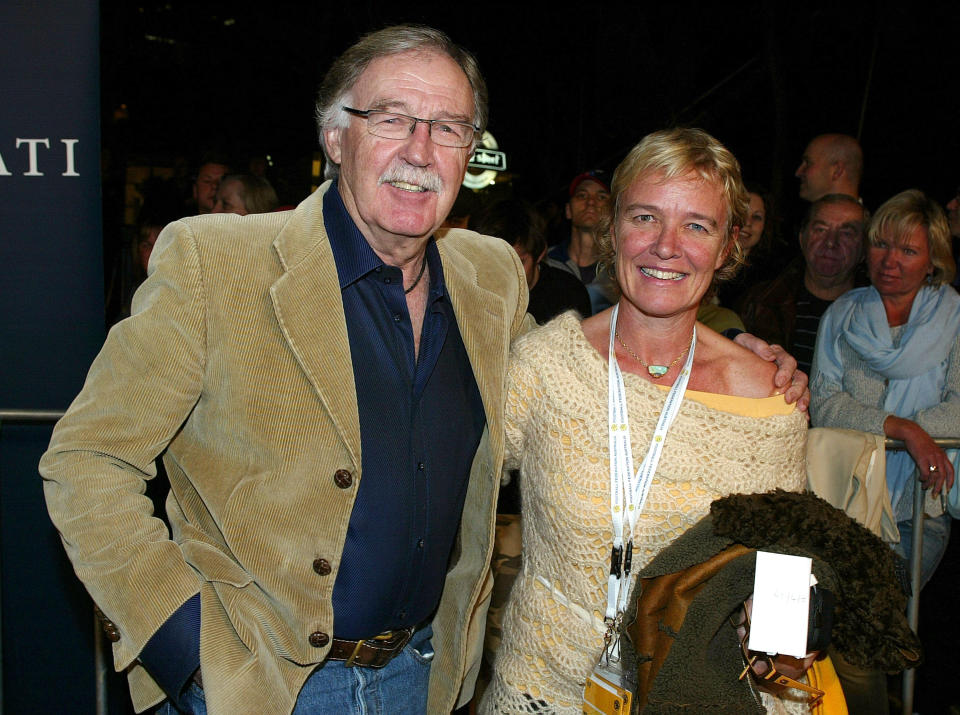 George Negus and Kirsty Negus during 2007 Italian Australian Film Festival