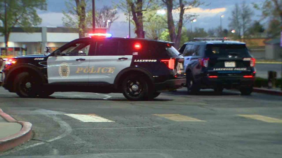 Police investigation at Alameda and Sheridan in Lakewood (KDVR)