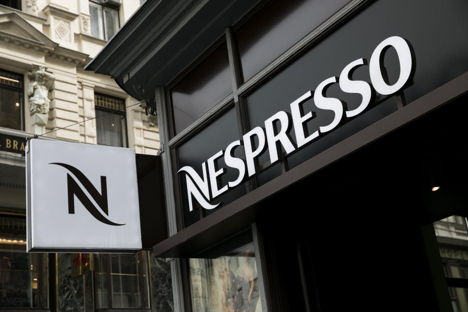 Tienda de Nespresso Foto: Kristoffer Tripplaar/Sipa USA